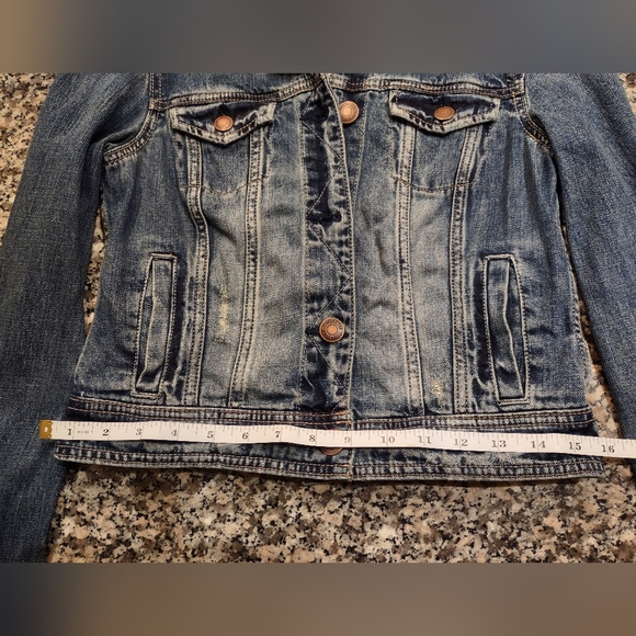 Women's American Eagle Outfitters Size Small Jean Jacket - Picture 9 of 9